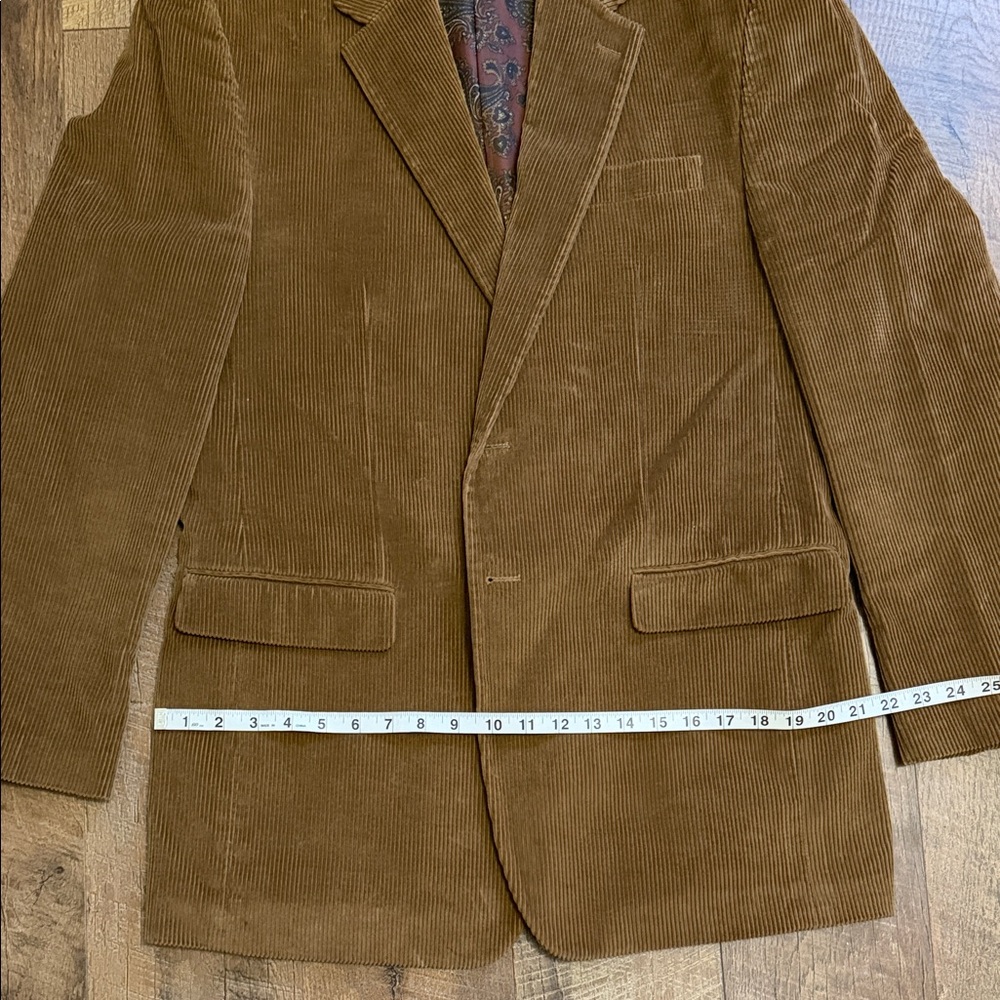 Lauren Ralph Lauren Tan Corduroy Blazer - Picture 6 of 15